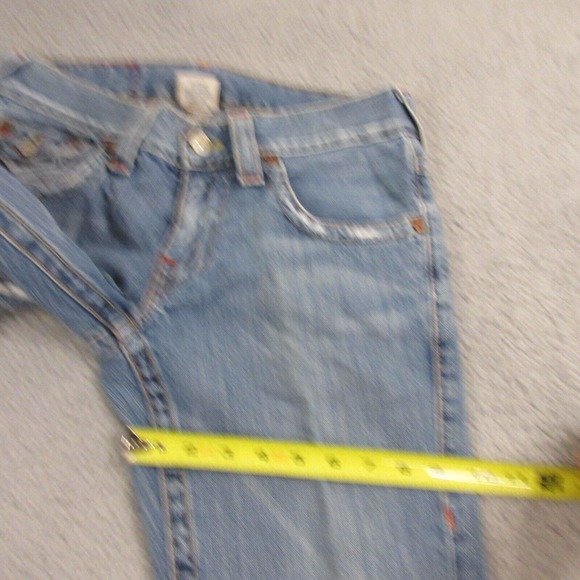 True Religion Women Big Rig Stitch Jeans size 30‎ x 29 Flare Bootcut Low Rise - Picture 10 of 12